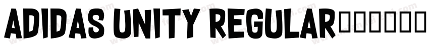 Adidas Unity Regular字体转换